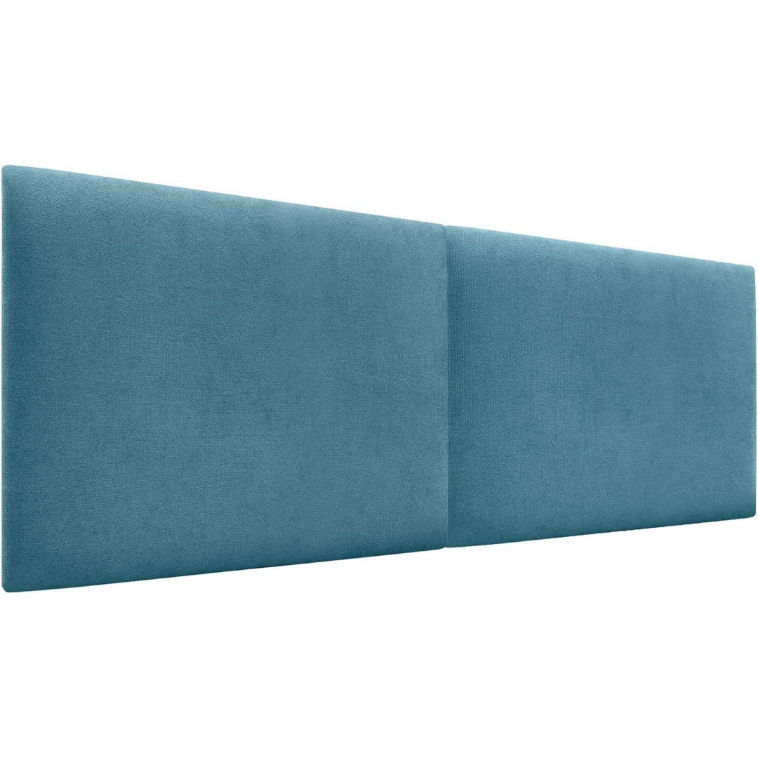 dhome gepolstertes kopfteil glatt aus aqualine-stoff hoehe 70 cm dicke 4 cm und 8 cm fuer wand akustische kopfteile schallabsorbierend kopfstuetze stoff tuerkis 200cm dual dicke 4cm