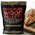 kona premium blend smoker pellets fuer ninja woodfire outdoor grill 36 kg wiederverschliessbare beutel