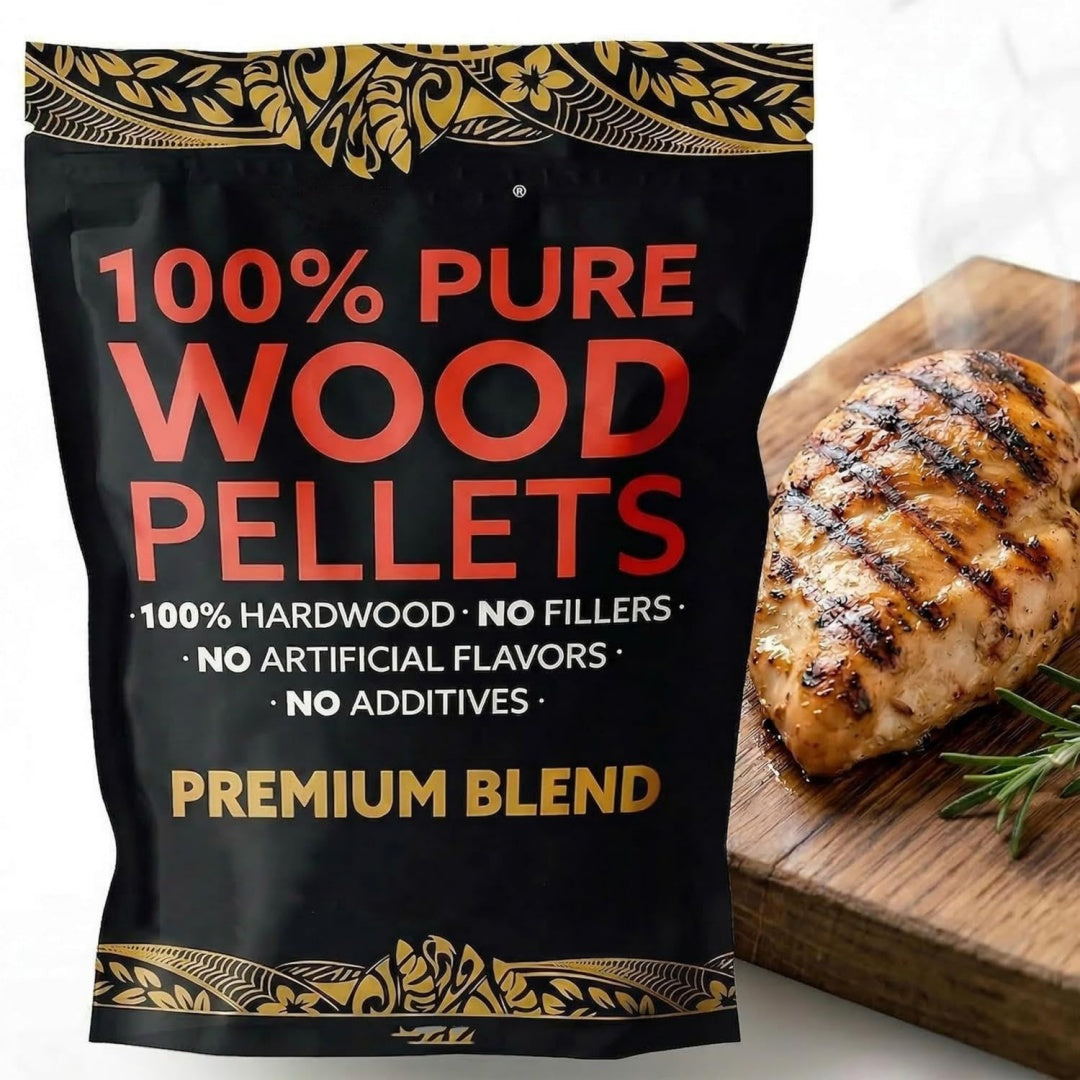 kona premium blend smoker pellets fuer ninja woodfire outdoor grill 36 kg wiederverschliessbare beutel