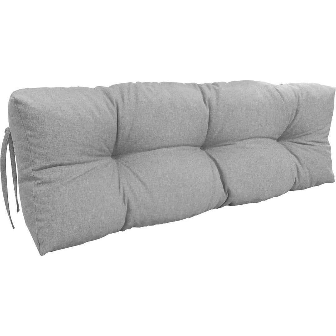 chilly pilley palettenauflage uv wasserabweisend leinenoptik schaumflocken palettenkissen auf palettensofa palettenpolster auf palettenmoebel rueckenlehne sitzkissen rueckenkissen 120 x 60 silber