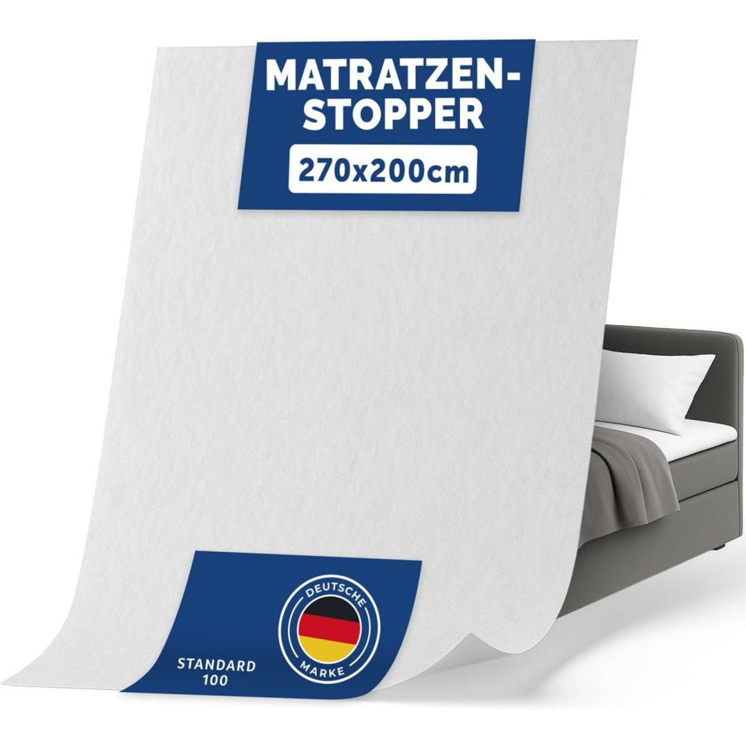 blumtal - matratzenunterlage fuer lattenrost 270x200cm schutz - oeko-textil zertifiziert - lattenrostschoner - antirutschmatte matratze - topper stopper - anti-rutsch-unterlage waschbar bei 30 c