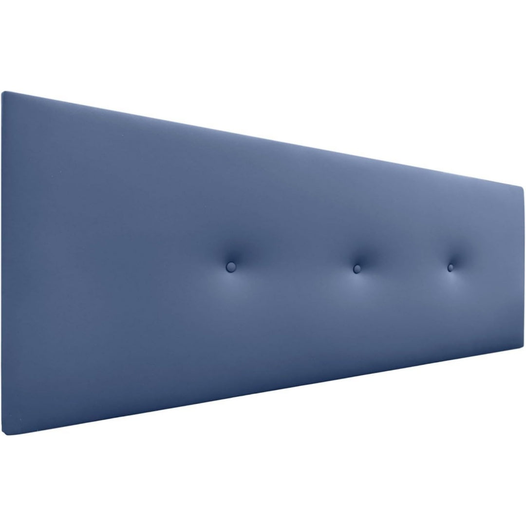 dhome kunstleder oder acualine stoff kopfteil einfarbig mit knoepfen gepolstert high range luxus bett kopfteil modernes schlafzimmer polsterung kuntsleder blu 160x50cm betten 150160
