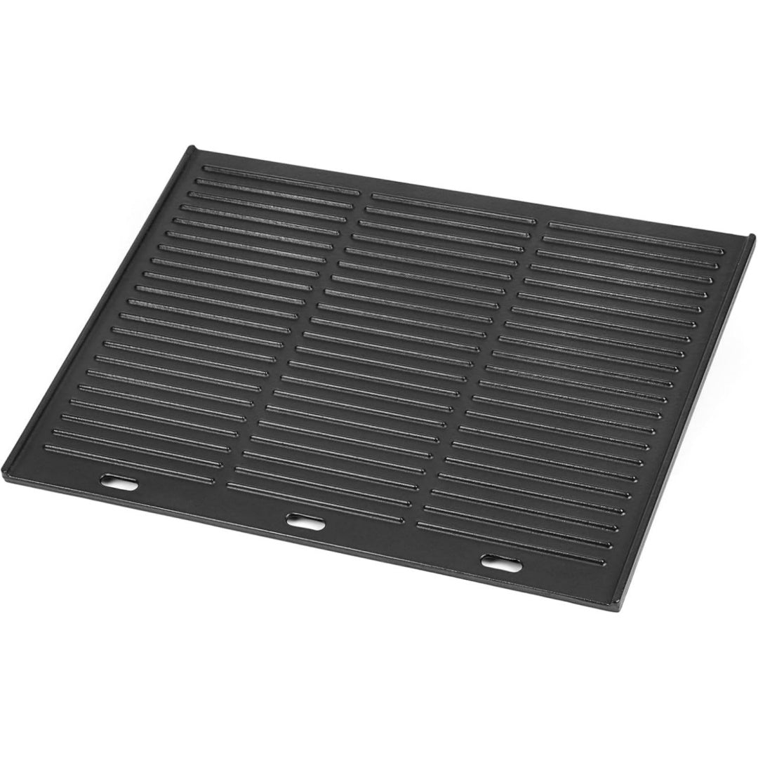 gusseisen wendeplatte rechteck 485 x 40cm universal grill grillplatten fuer gasgrill holzkohlegrill elektrogrill emailliert griddleplatte